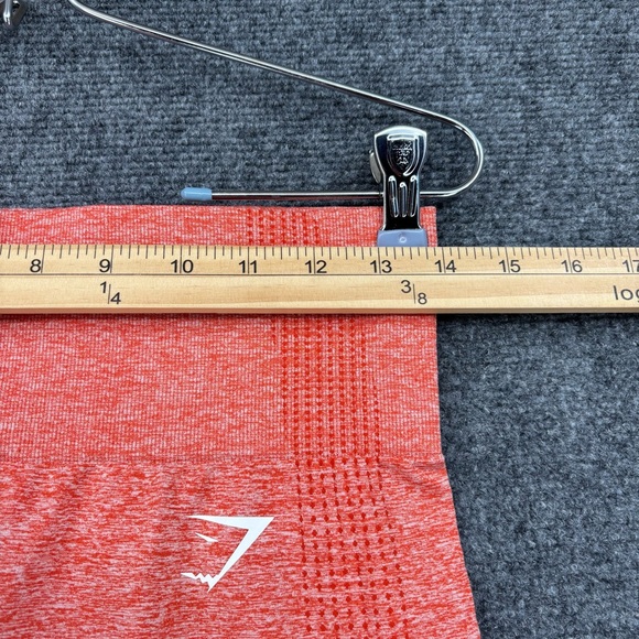 Gymshark Vital Seamless Leggings Orange High Rise Women’s Medium Gym Workout - Picture 10 of 11